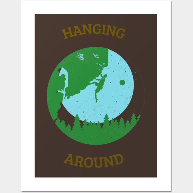 Hanging around Wall Art by Rc tees